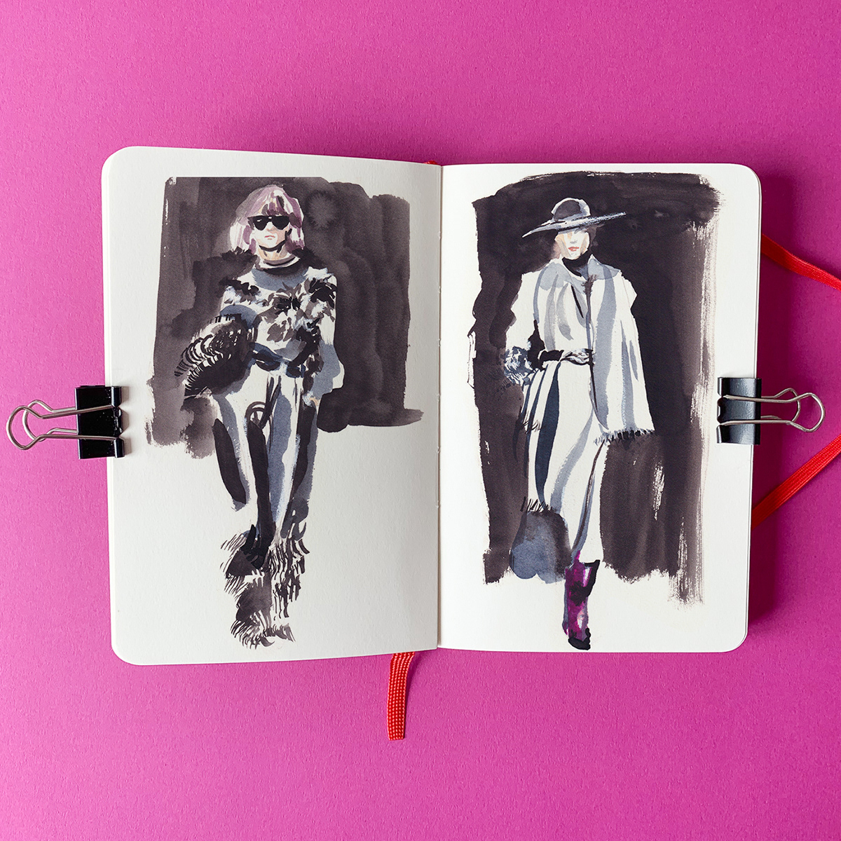 artist books Drawing  Fashion  fashionsketch illustrationartist sketch sketchbooks sketching watercolor