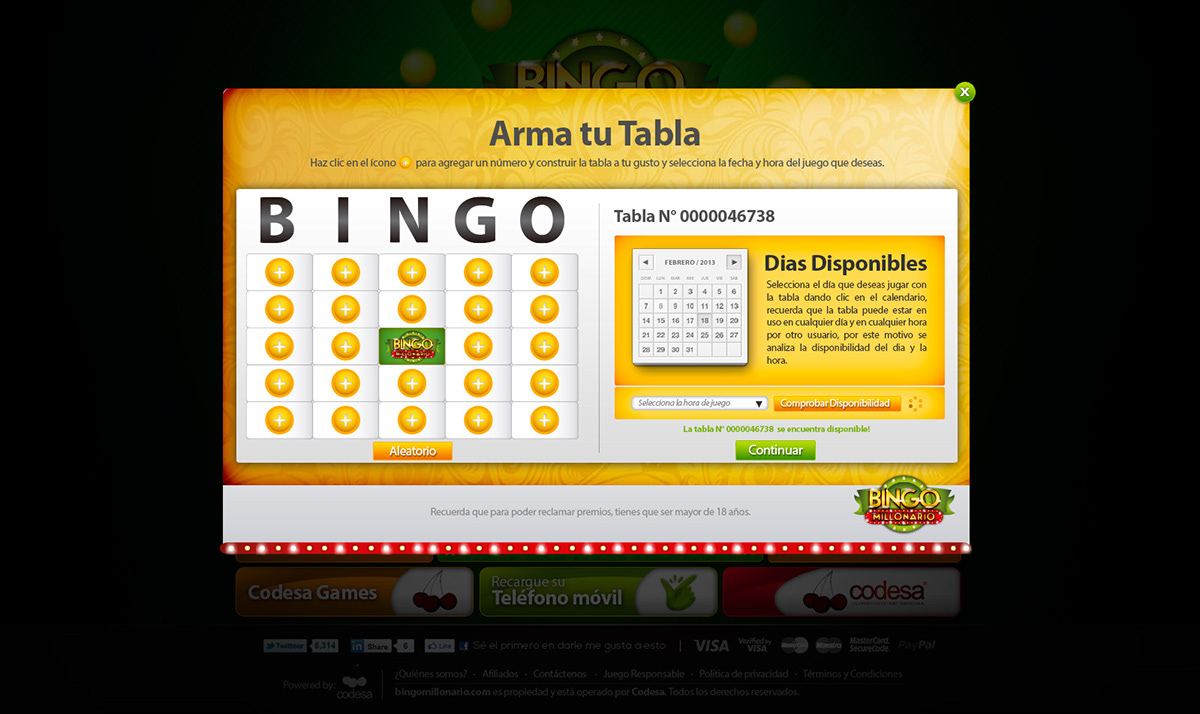 Responsive Responsive Design bingo bingo millonario  Juegos azar play casino apuestas gambling Games betting millonaire   adaptativo diseño adaptativo