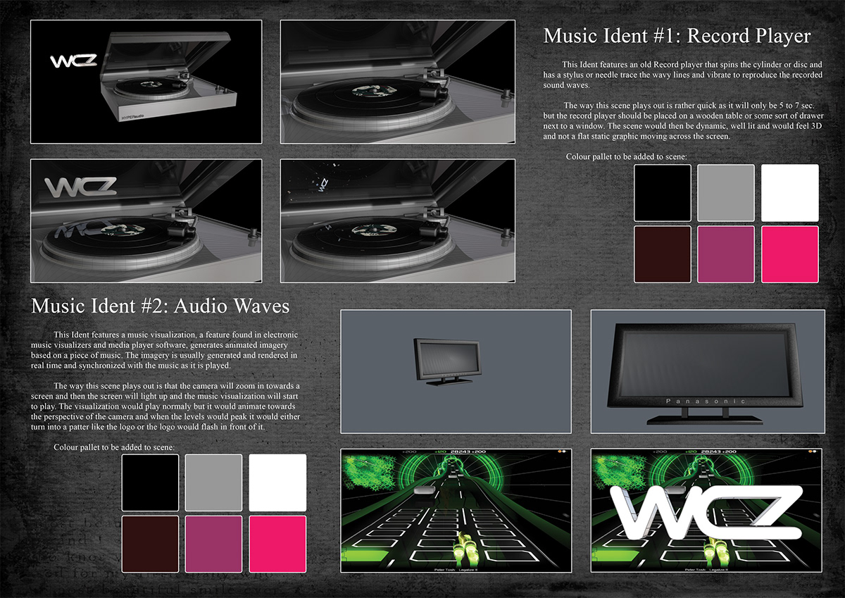 WCZ WhiteCollarZoo Idents bumpers ideas research