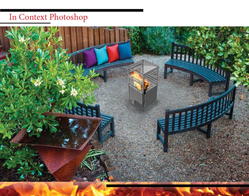 fire pit fire Outdoor grill gap product