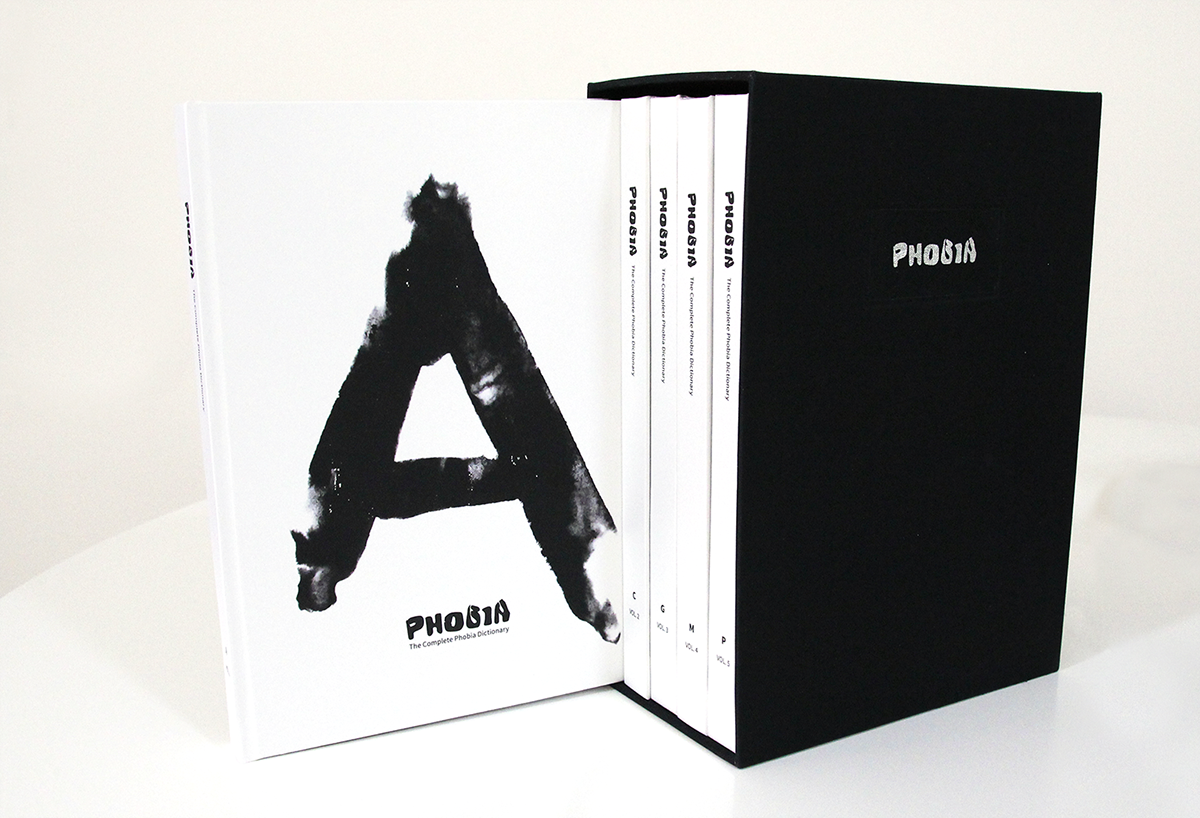 Adobe Portfolio phobia final project art photoshop book dictionary slip case presentation studies visual communication design