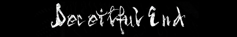 graphic design metal logo Logotype underground extreme artwork Deceitful end luigiht