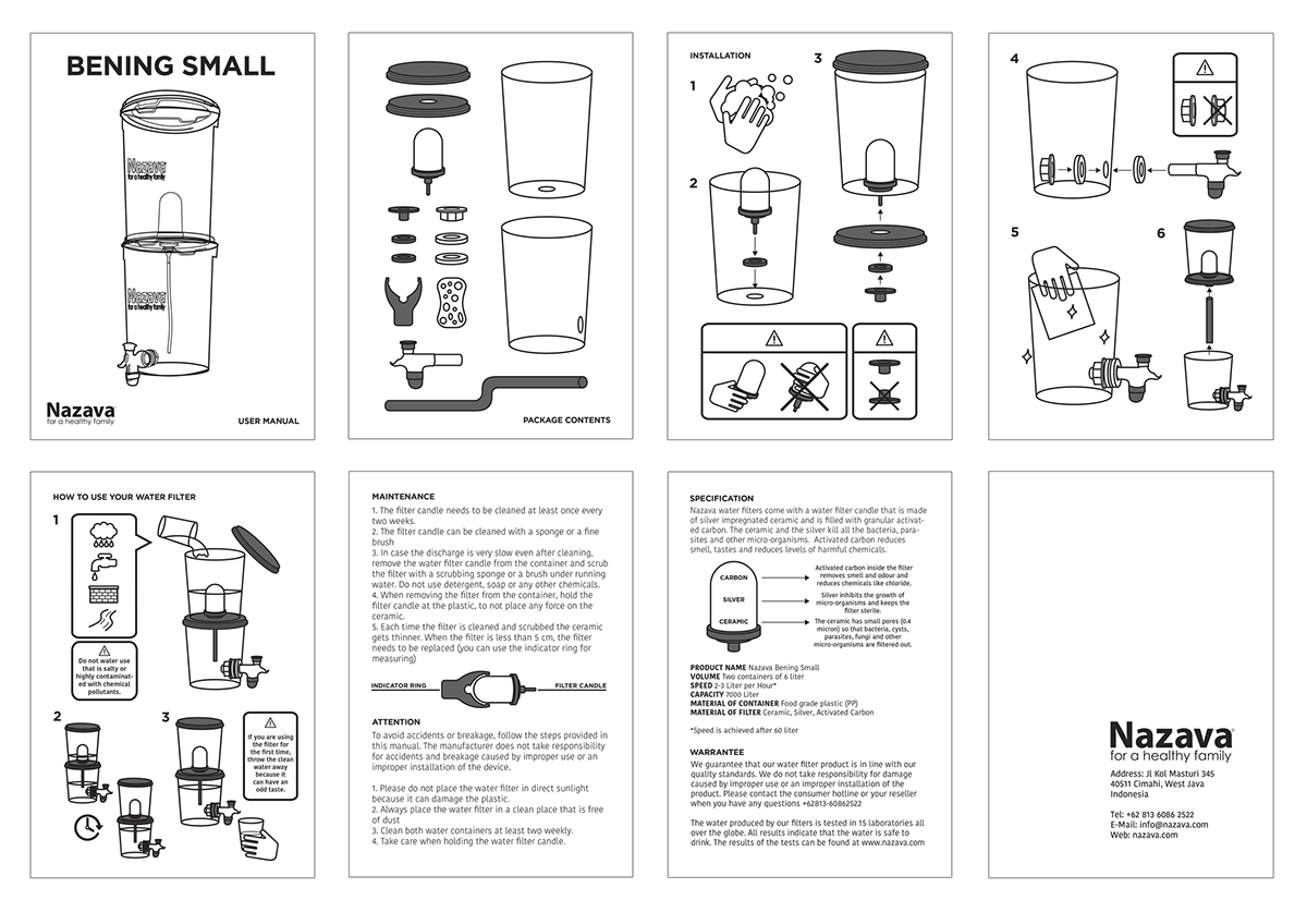 information user manual manual instructions indonesia Product Manual simple graphics