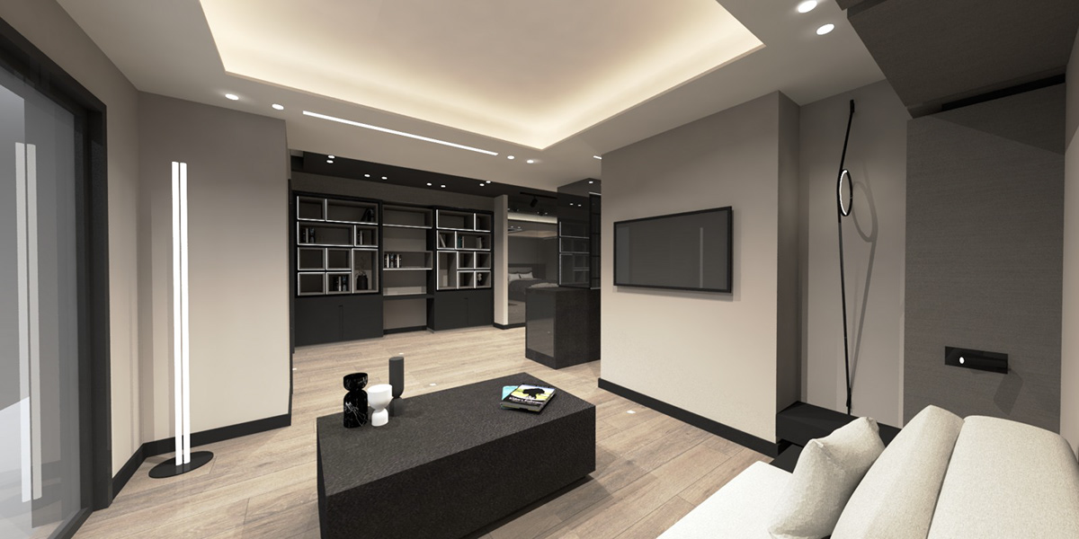 apartment renovation athens architecture interior design  Interior design