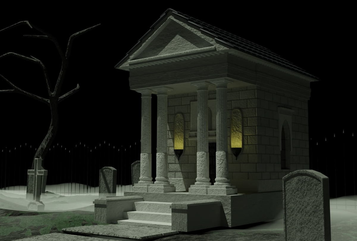 #3dModelling 3D 3dart blender graveyard