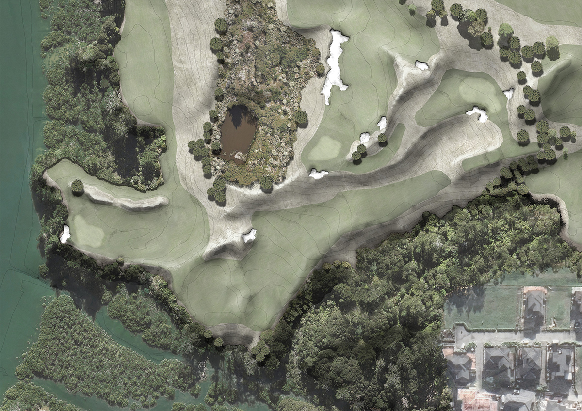 after effects c4d CGI golf octane photoshop Golf Course Design golf course Golf Courses