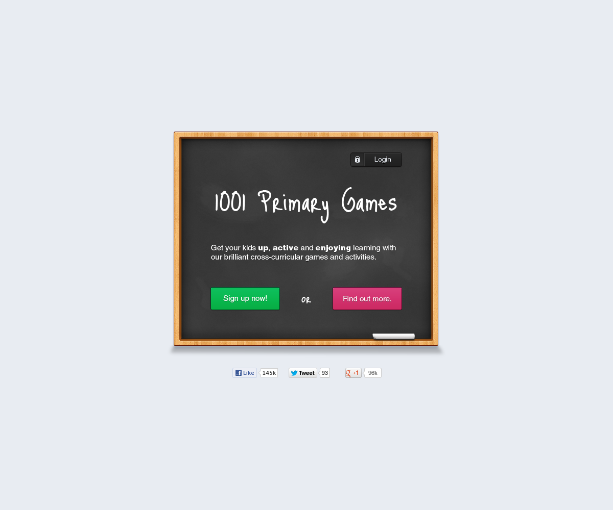 1001 Primary Games Website teaching Education