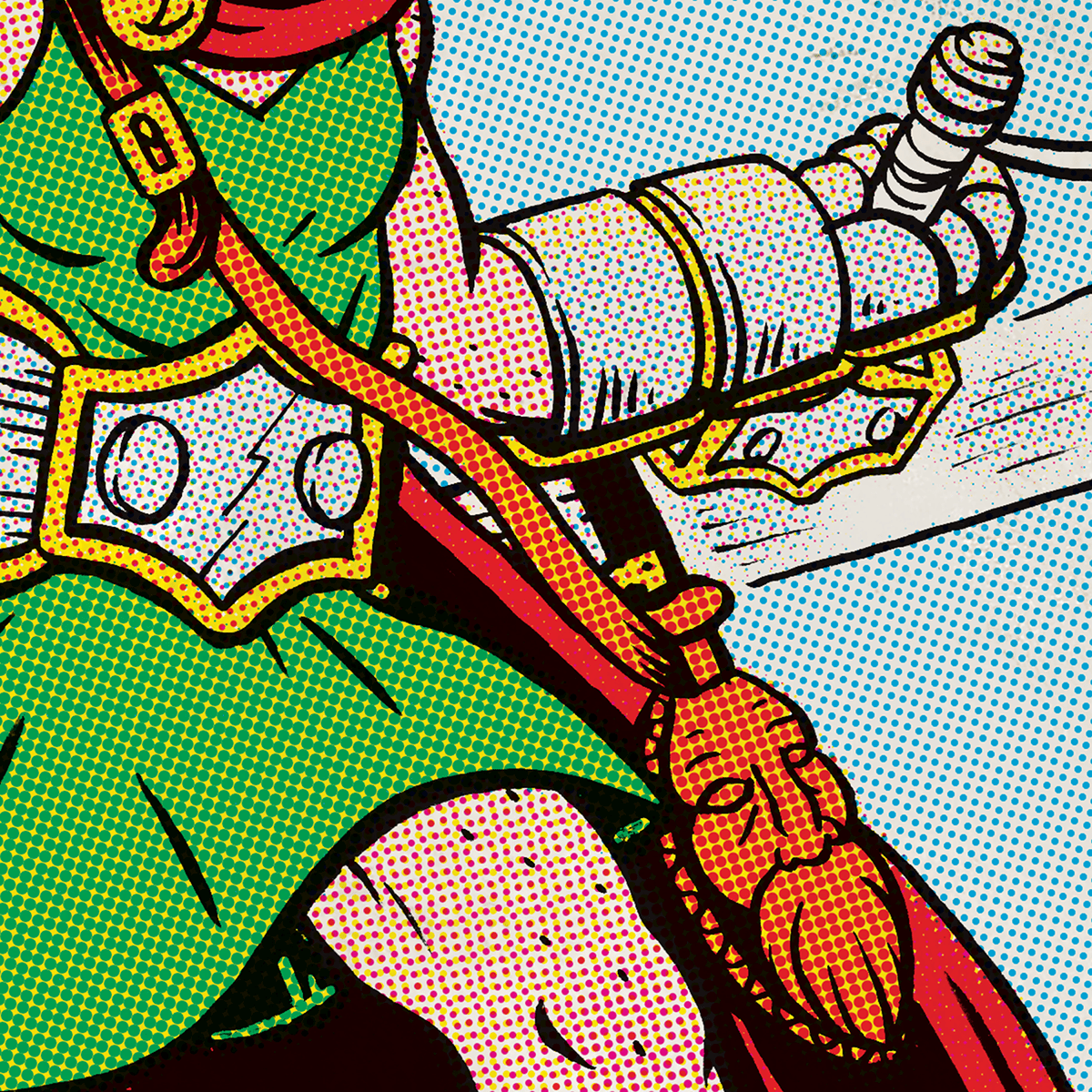 comic jack kirby marvel norse mythology Thor Thrud