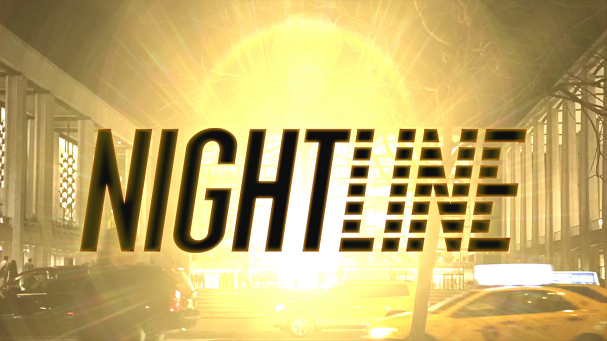 television nightline design time-lapse night scenes Show logo Street night time Roger white after effects reel new york city