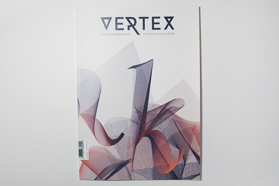 vertex magazine editorial print Warde lupton typographic design magazine visual culture design cover type feature article