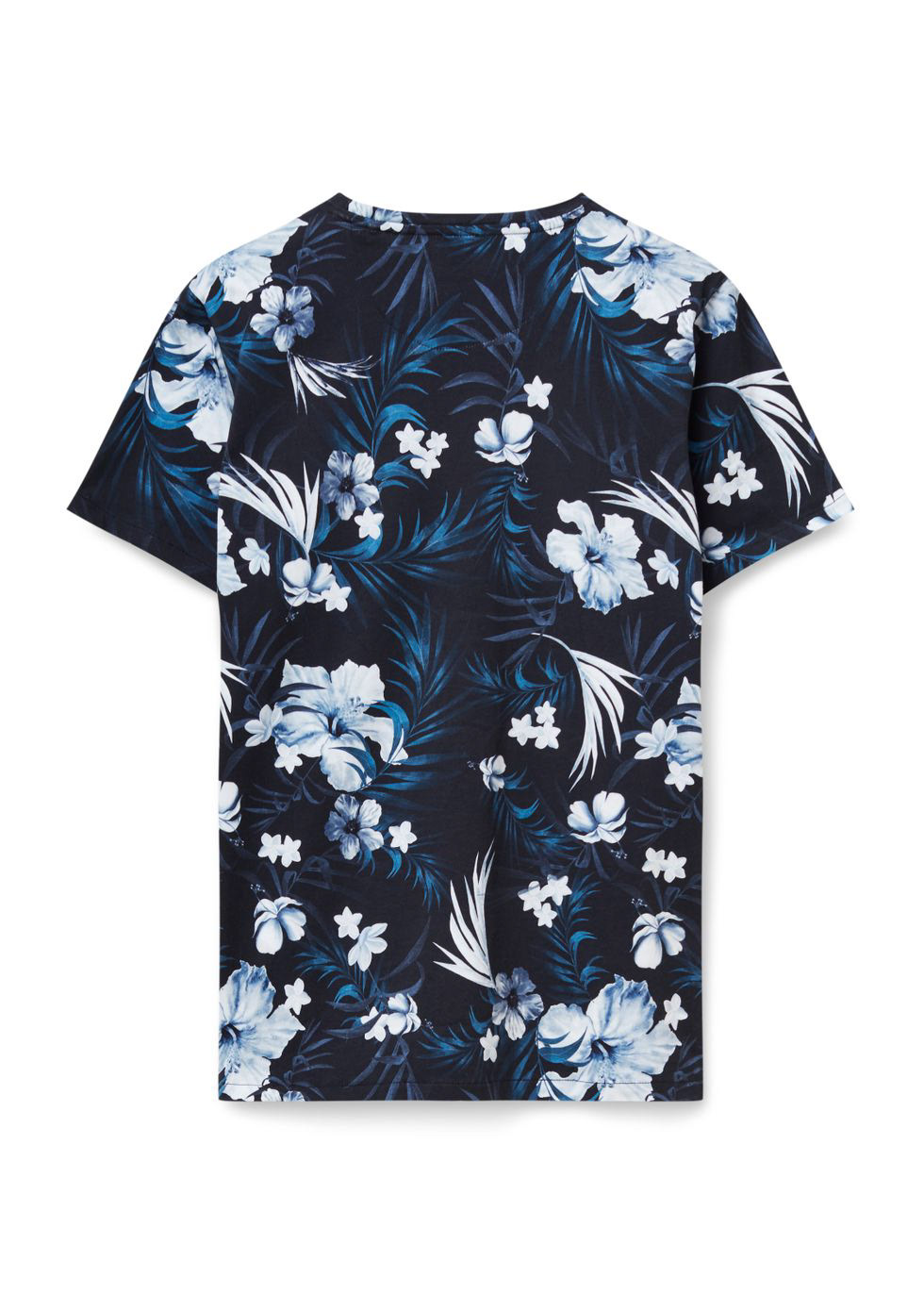 Allover print AOP Fashion  Flowers leafs pattern print textile tshirt