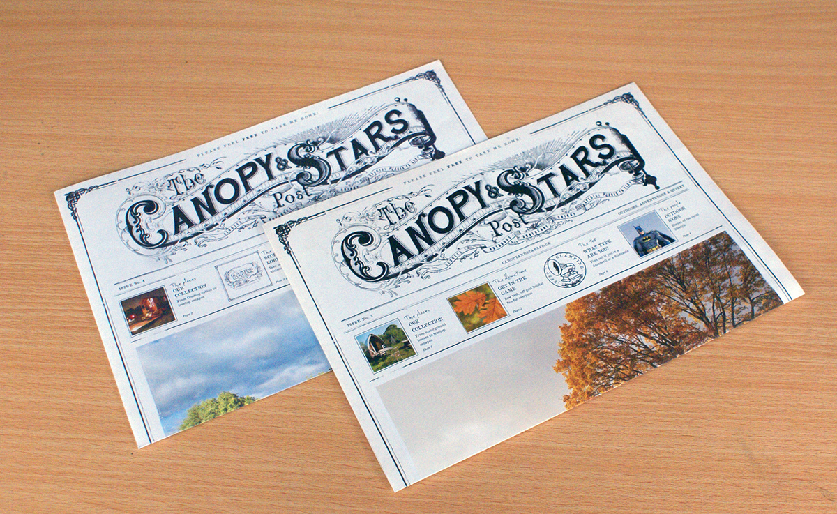 Canopy & Stars publication design