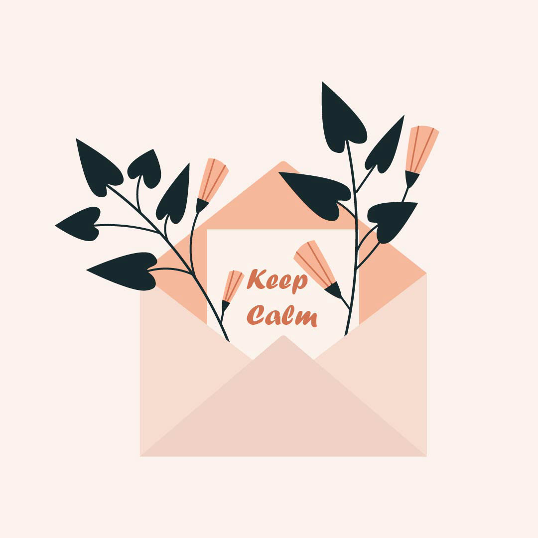 bloom calm carddesign greetingcard hope keepcalm pleasant