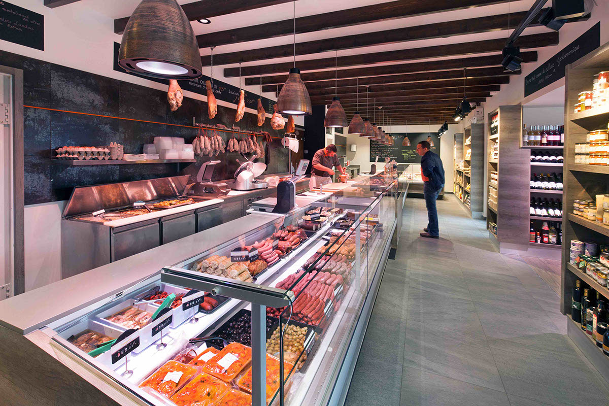 butcher Remodeling Retail design catering gourmet French