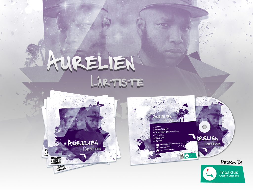 cover cd Aurelien l'artiste