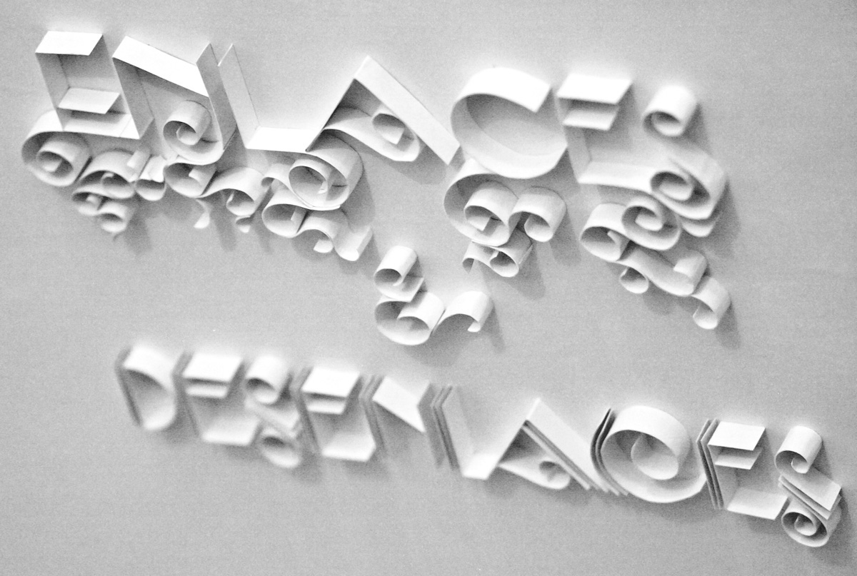 paper Paper lettering papercut handmade 3d-paper Paper Illustration craft papergrafics