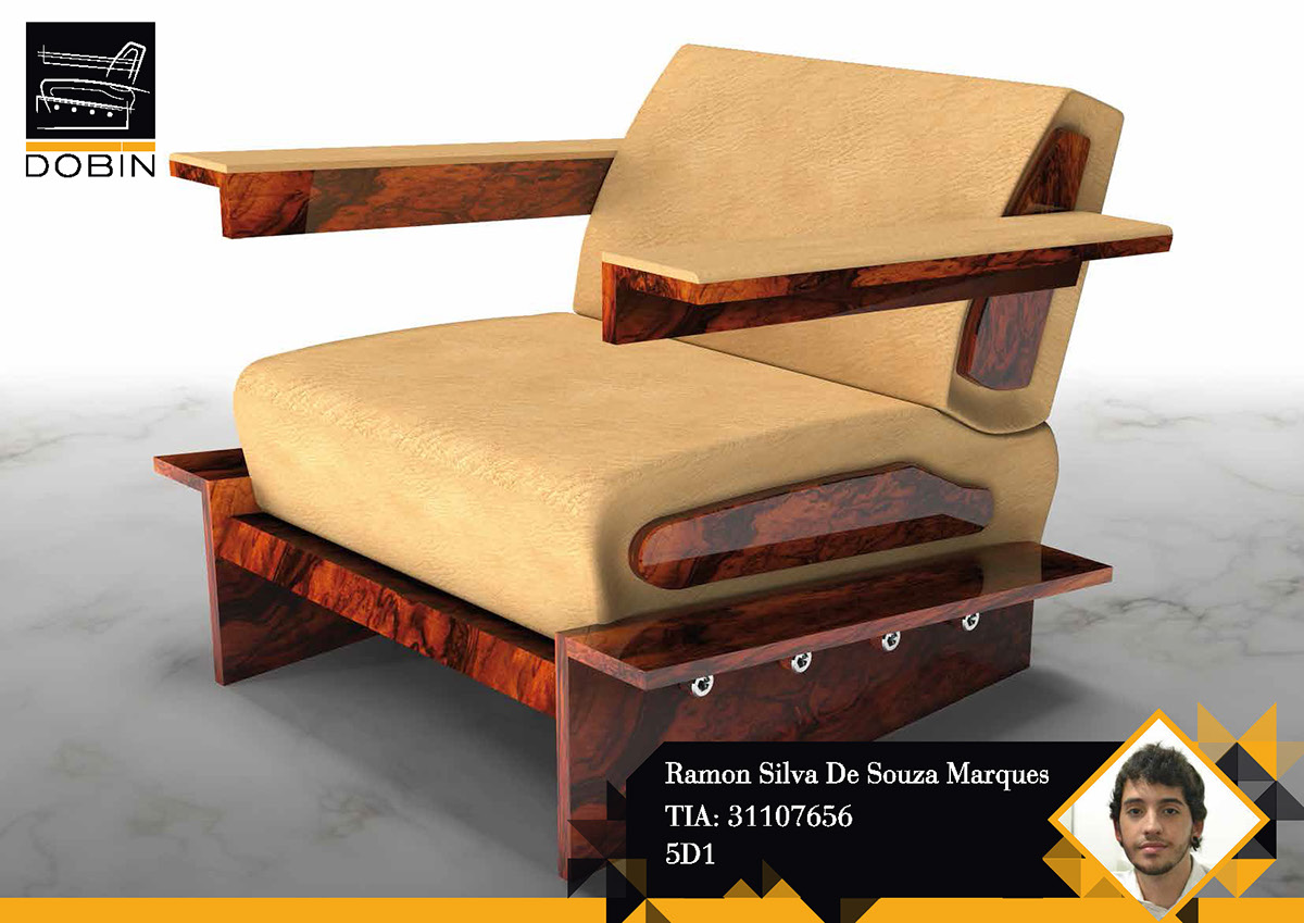 armchair chair luxurious wood leather