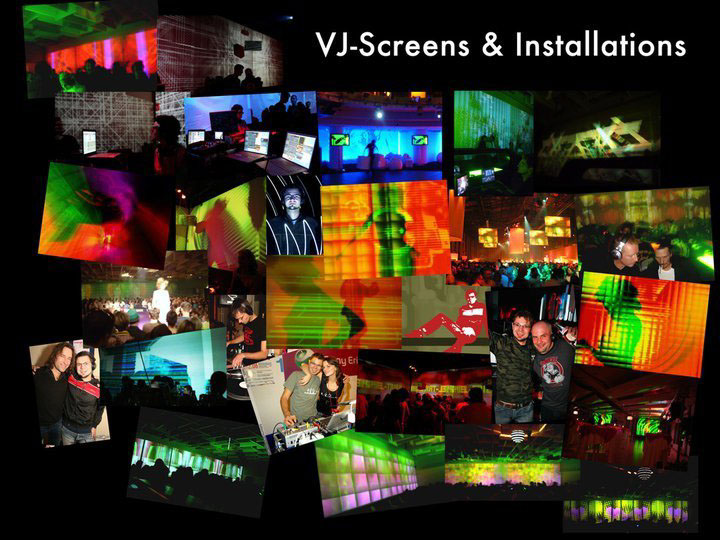 VJ visuals Live-visuals video art projection