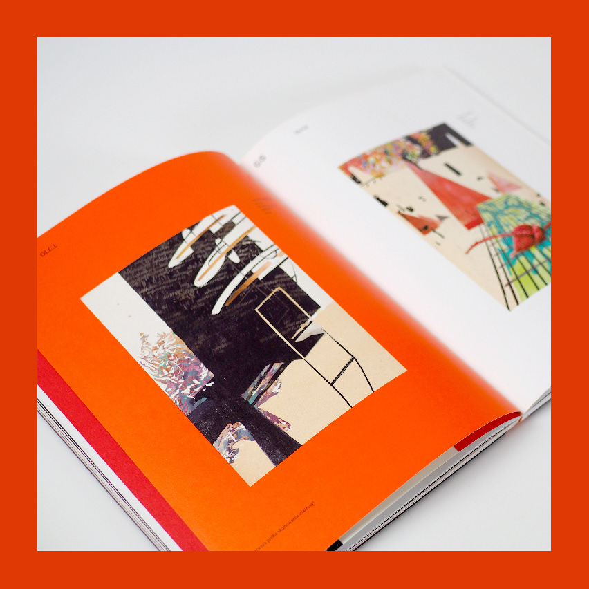 design book cover linocut graphic design  typography   adobe illustrator visual identity orange Layout