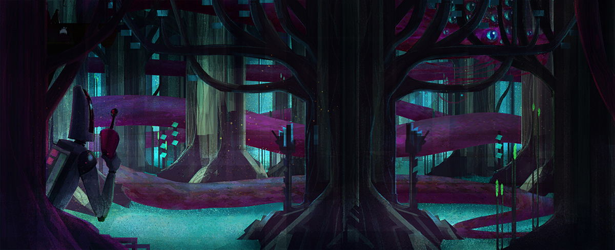 concept art background Space  pulp camp silly