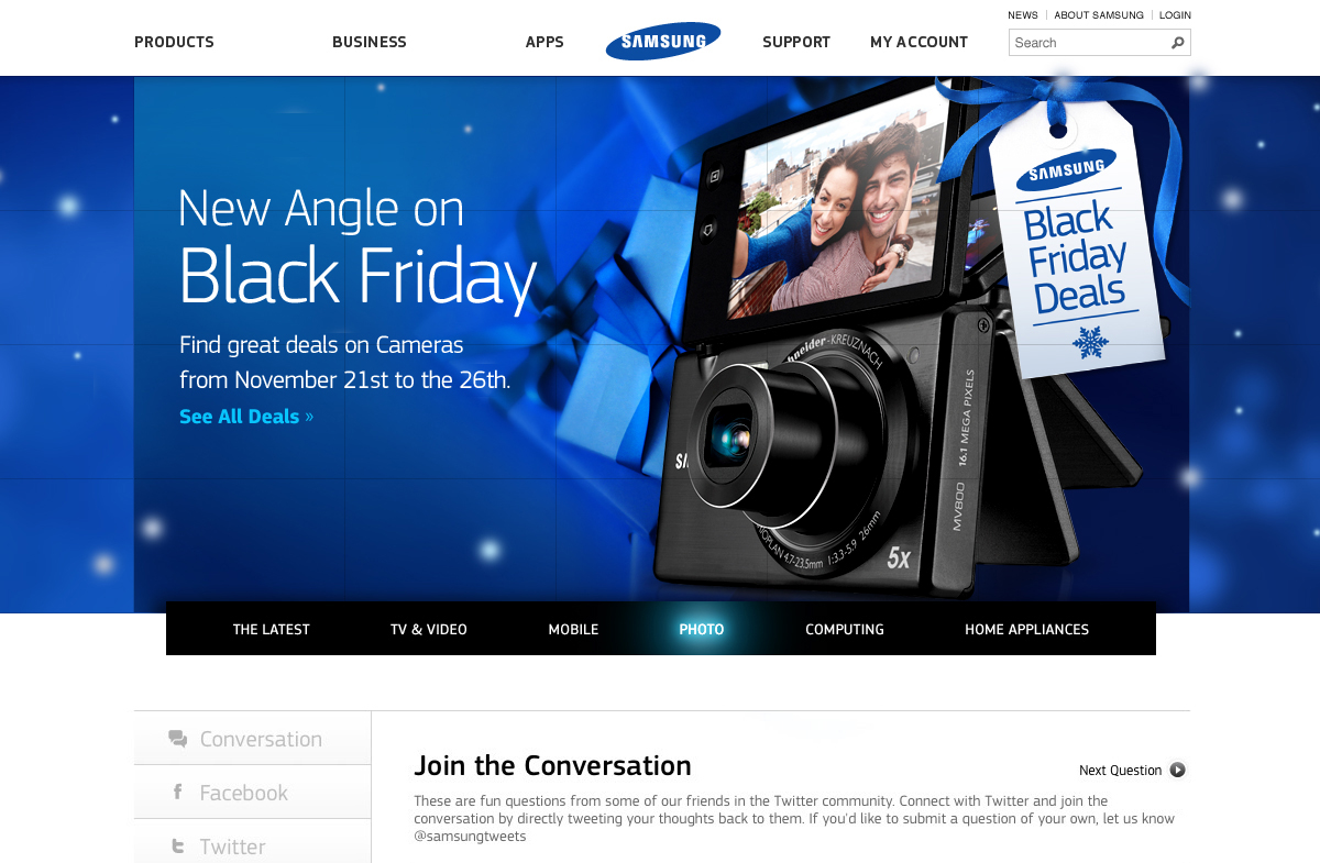 Samsung Black Friday on Behance