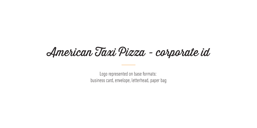 Pizza nyc New York burger bydgoszcz poland taxi 052b   Interior package Food  logo ID www menu