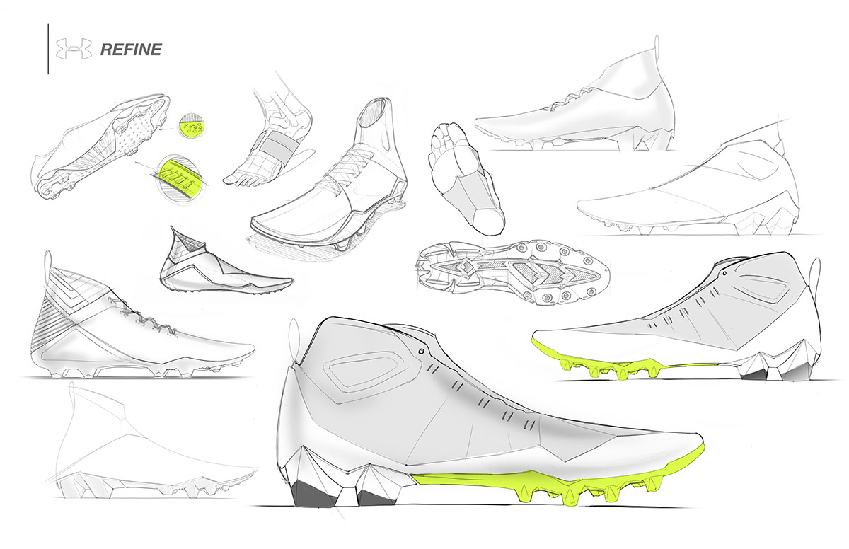 footwear Under Armour Nike adidas shoes footwear design and1