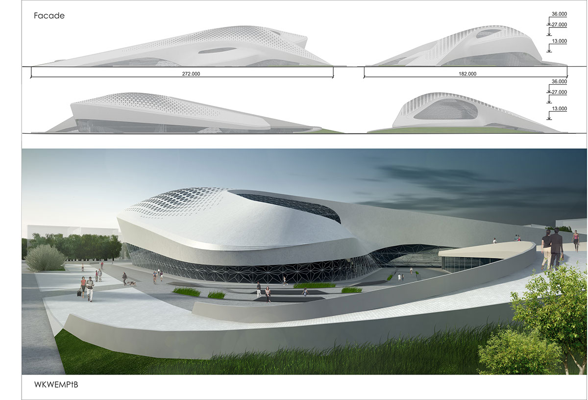 architecture design Architectural competition parametric architecture shopping center shopping mall