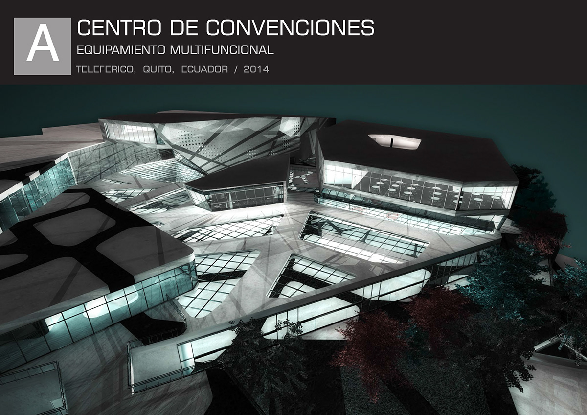 convention center teleférico quito Ecuador tesis thesis design