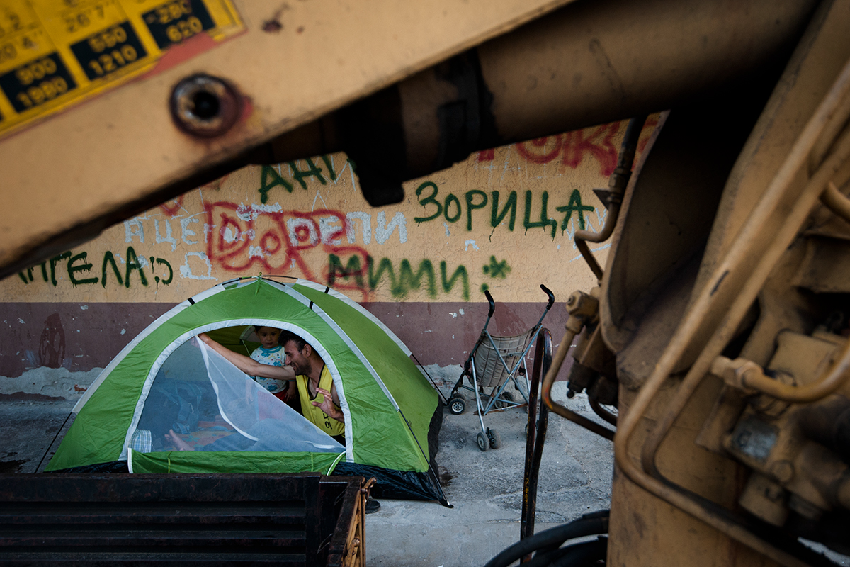 photo photo reportage macedonia fyrom balkans skopje tabanovce Refugees refugee crisis migrants Europe european refugee criris