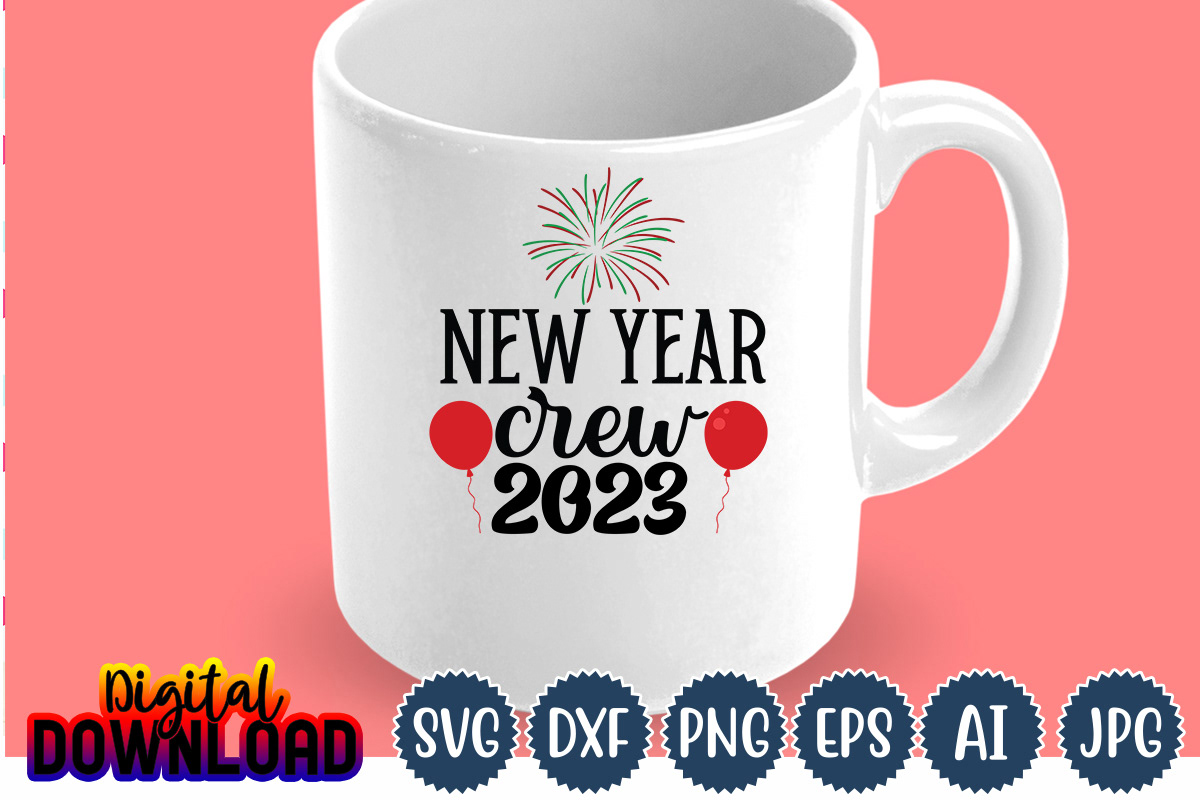 Cheers 2023 Saying circut cut file  happy new year Hello 2023 svg silhouette svg