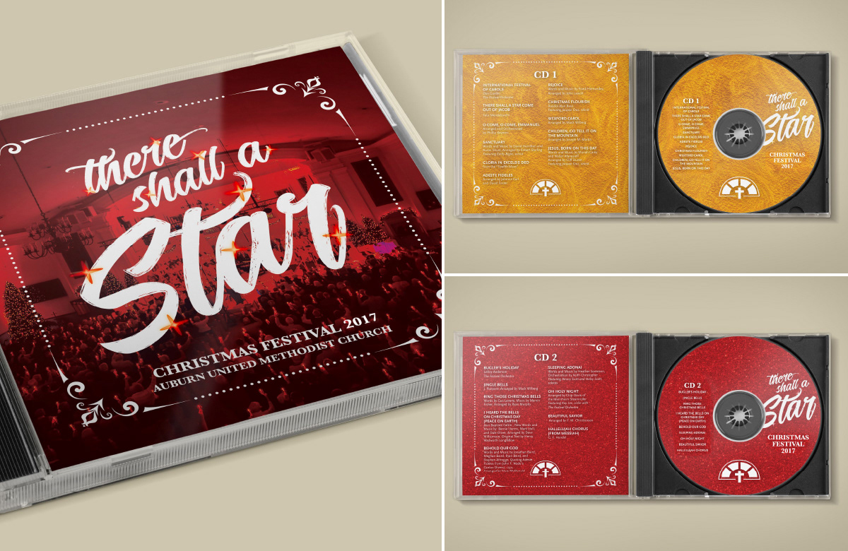 Cd Album Christmas church promotion social media Christmas Festival Christmas Album print program graphic design  publication design Event Design
