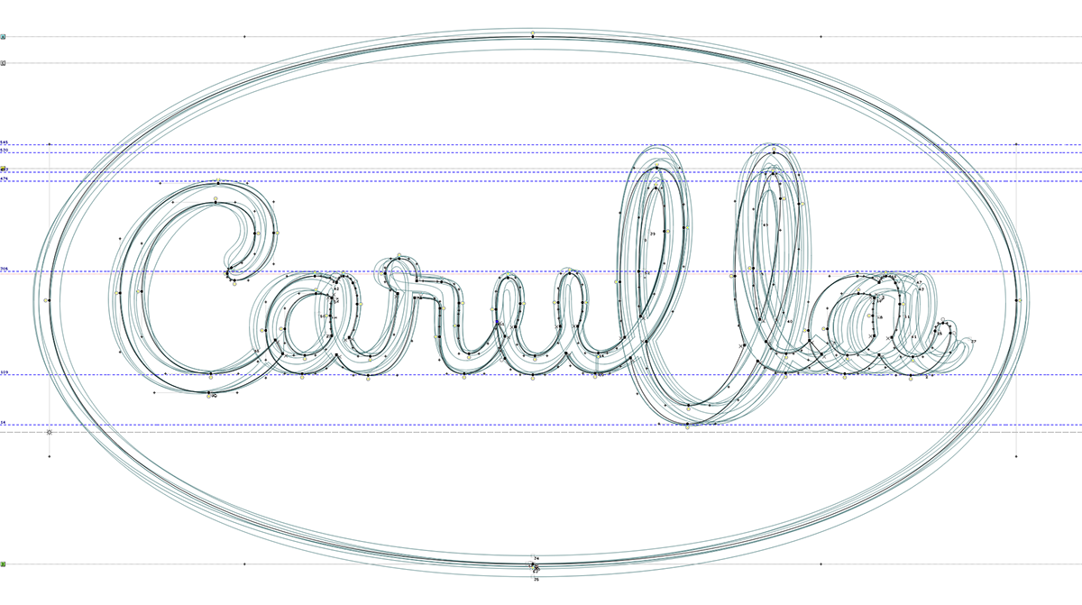 cursive Logo Design lettering