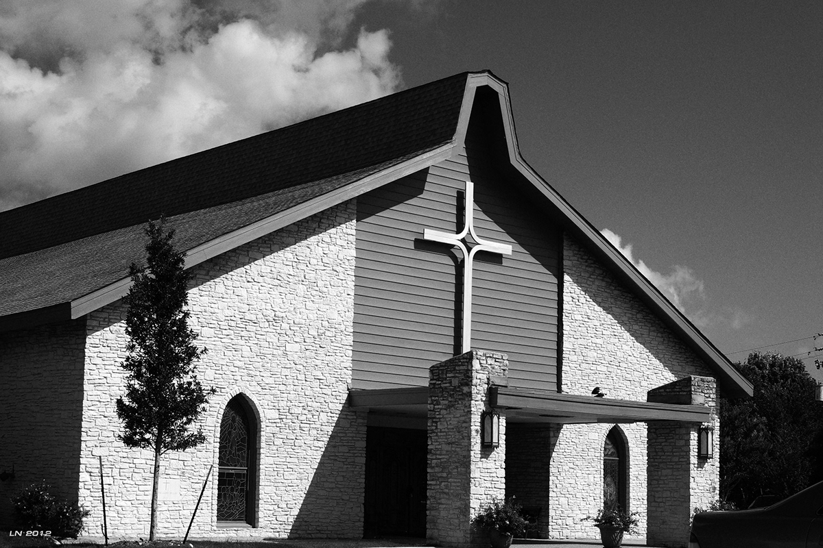 Austin church modern mid century