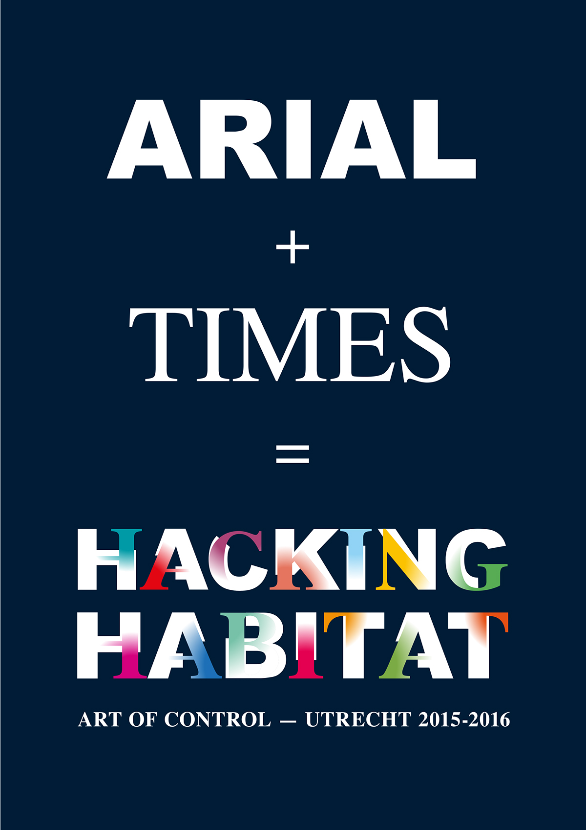 hacking habitat type design AUTOBAHN utrecht dutch Website mobile Exhibition  font