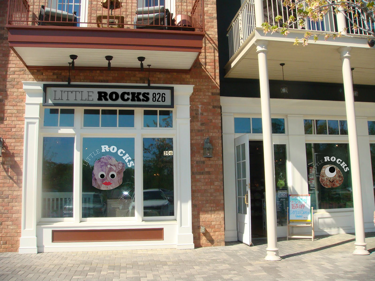 little rocks viscom brand identity junior year 826 store