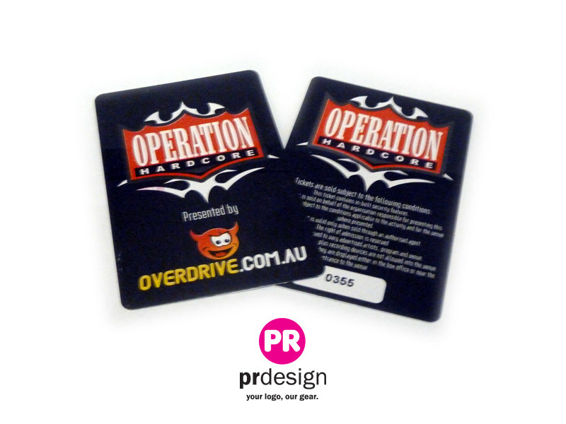 Promotional Gear plastic cards promo gear