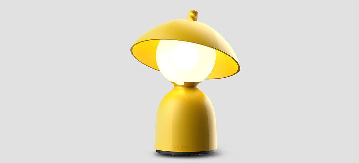 artwork Desk lamp product design 