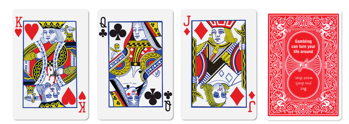gambling  Anti Gambling  cards  poker Playing Cards  jack  Queen kings  diamonds heart spades clubs deck bet  Wager
