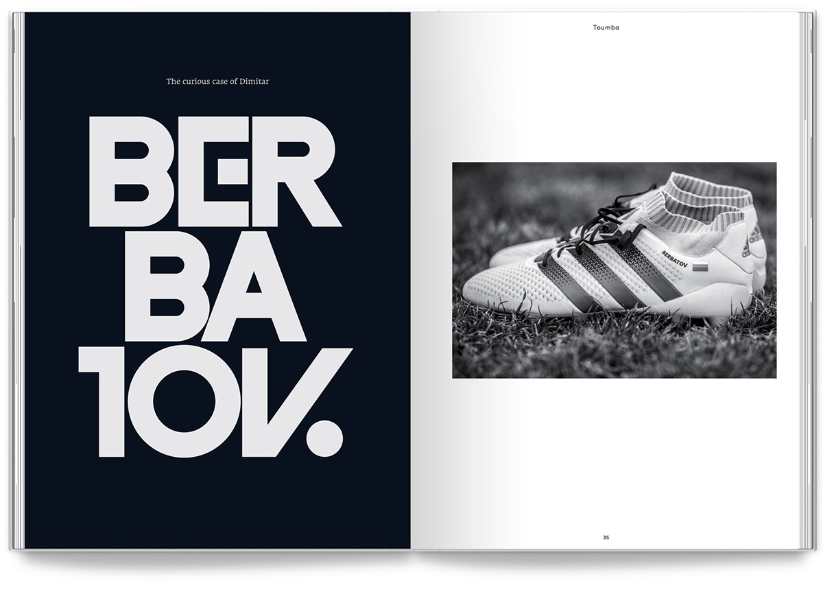 paokfc football magazine sports custom typography