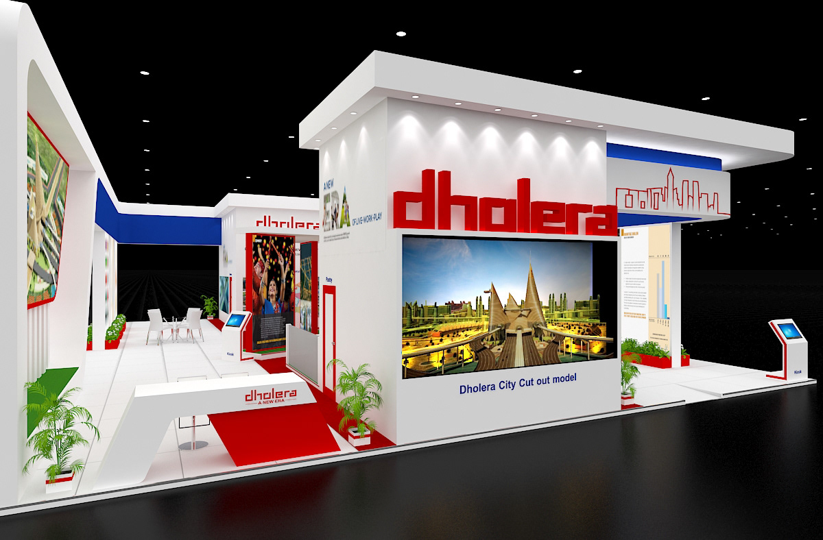 3ds max рендер visualization Exhibition Design  booth Stand booth design Trade Show brand identity Stall Design