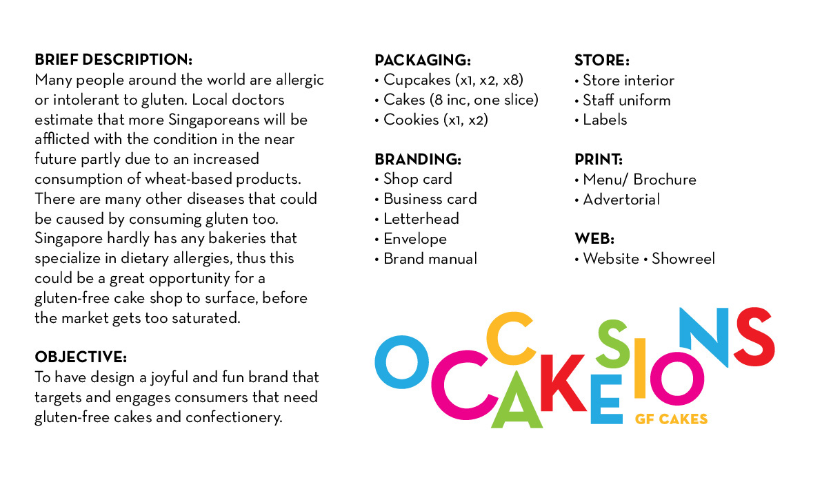 cake shop occakesions jhz  packaging design typography base typo vector confetti gluten free cakes cupcakes occasions party Birthday cake box