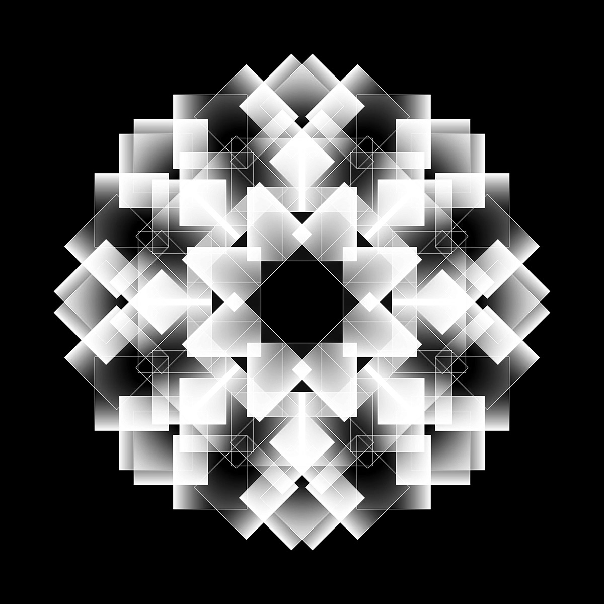 kaleidoscope Mandala pattern