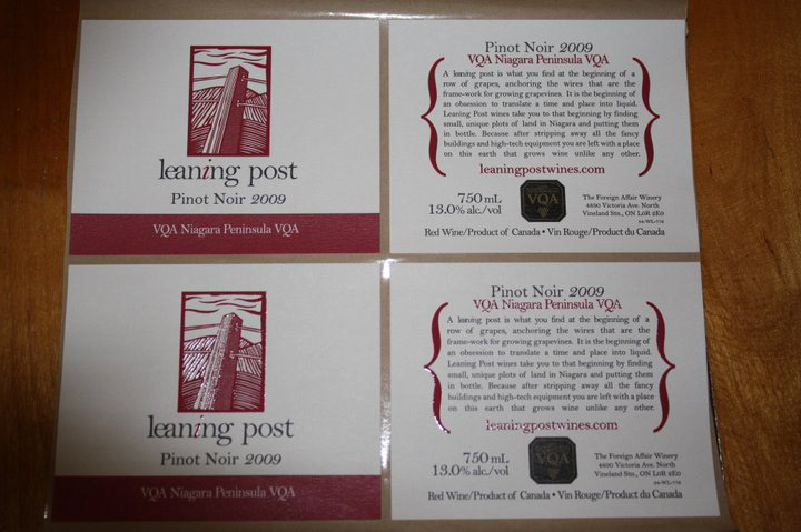 Leaning Post Wines Wines labels Wine Labels