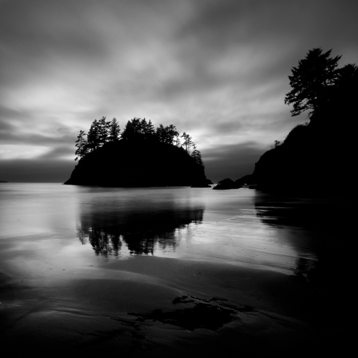 monochrome black and white long exposure Landscape seascape water Ocean nlwirth Nathan Wirth