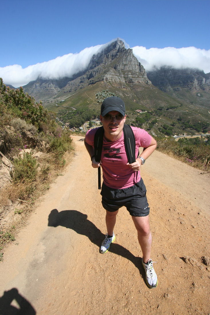 photomanipulation cape town lion's head Martin Benes SKY Nike sport hiking extreme adventure