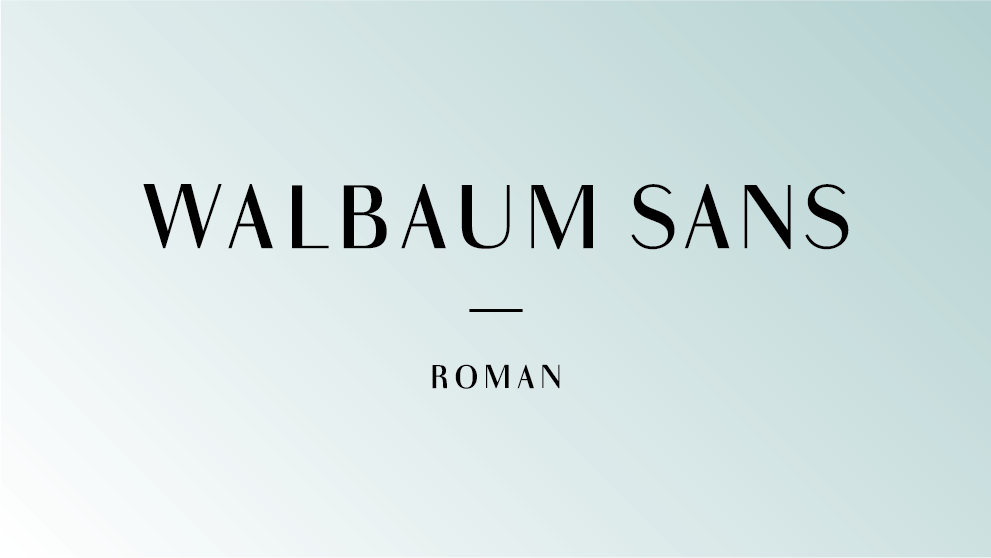 walbaum sans typography   serif Didone