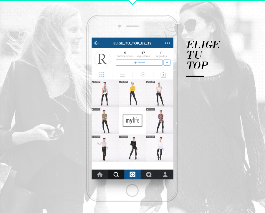 ripley chile instagram trend New York Concurso tendencia interactivo UI mobile app Interface Retail social network redes sociales