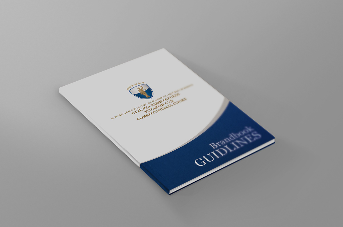 Gjykata Kushtetuese constitutional court brandbook Corporate Identity guideline