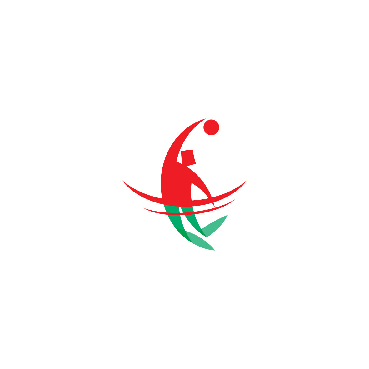 logo Logotype brand identity orange waterpolo